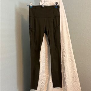 Lululemon Athletica Olive Green Leggings